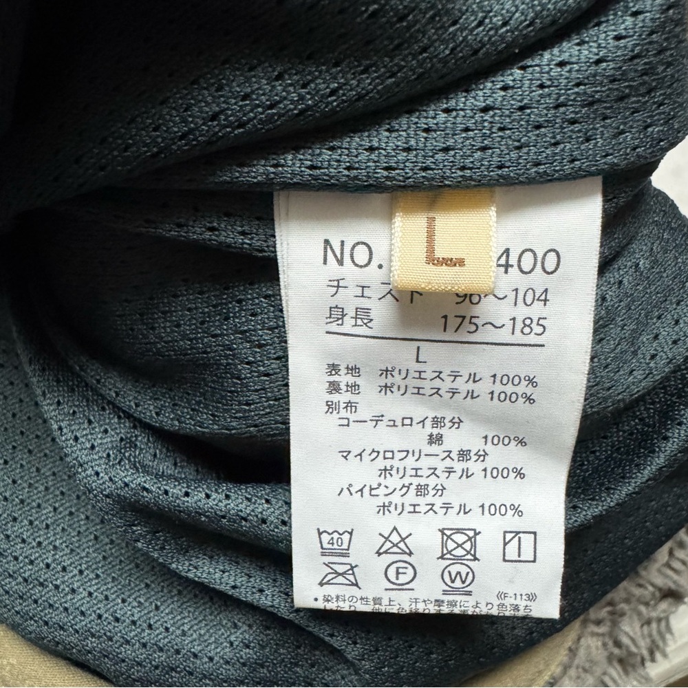 KRIFF MAYER Japan Colorblock Sherpa Fleece Jacket Size: Large - Picture 8 of 10
